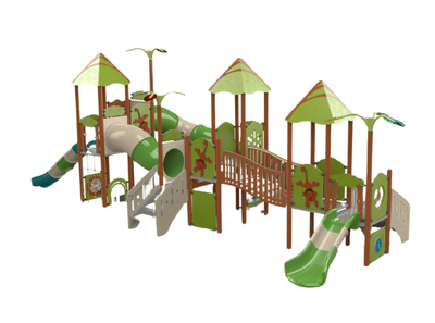 Psagot Playgrounds Indianapolis Commercial Playground - Overhead layout view