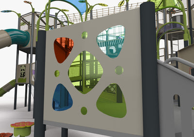 Psagot Playgrounds Grand Prairie Inclusive - overhead layout view