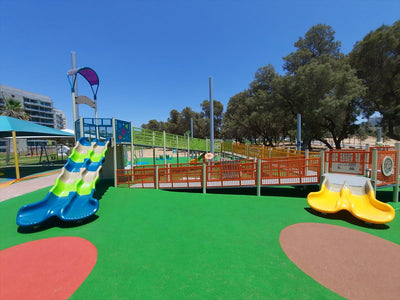 Psagot Playgrounds Grand Prairie Inclusive - side perspective
