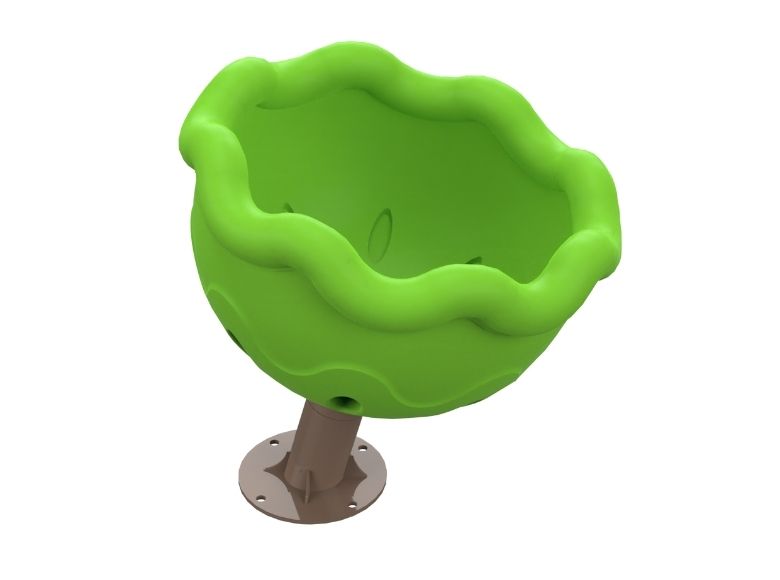 Psagot Playgrounds Vortex - seated spinning platform detail