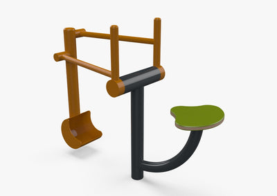 Psagot Playgrounds Mini Digger - 360-degree rotating body and steel pipe frame