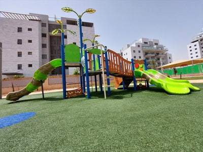 Psagot Playgrounds Jackson Commercial Playground - Overhead layout view