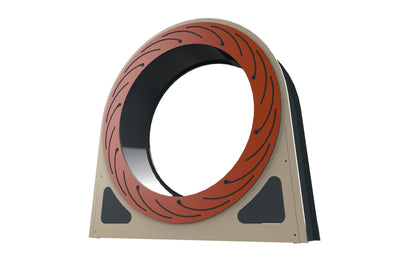 Psagot Playgrounds Hamster Wheel - rotating drum carousel for ages 5-12