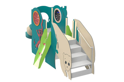 Psagot Playgrounds Happy Jungle - accessible toddler play structure with slide for ages 2-5