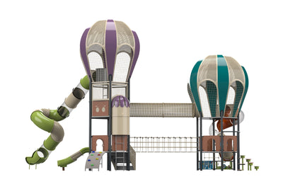 Psagot Playgrounds Balloons A2 Commercial Playground - alternate angle