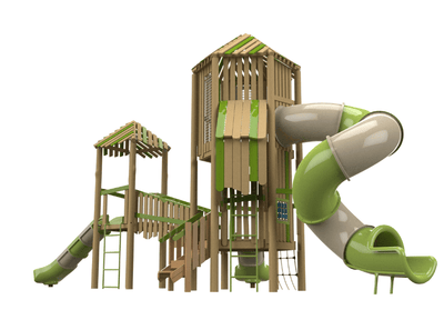 Psagot Playgrounds Fargo - square tower play area