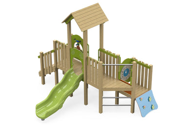 Psagot Playgrounds Ristretto - climbing walls and accessible stairs