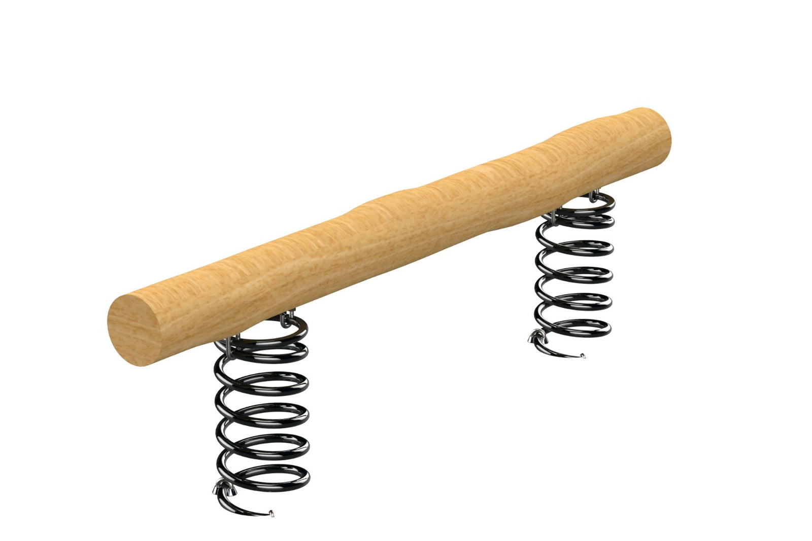 Psagot Playgrounds Balance Beam Spring Robinia - Robinia wood balance beam on springs for ages 2-5