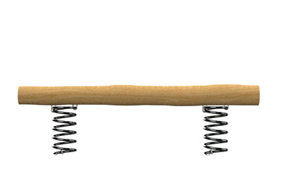 Psagot Playgrounds Balance Beam Spring Robinia - wood beam and steel spring detail