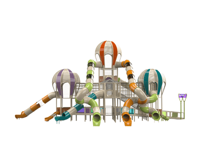 Psagot Playgrounds Balloons 31 - three balloon towers with tube slides for 289 children ages 5-12