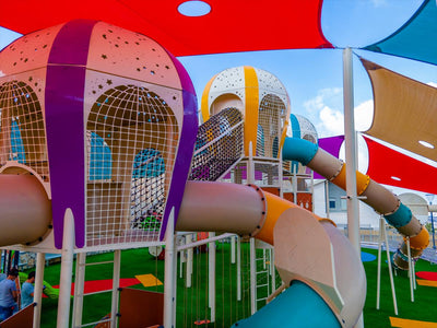 Psagot Playgrounds Balloons 30 - alternate angle showing bridge connections