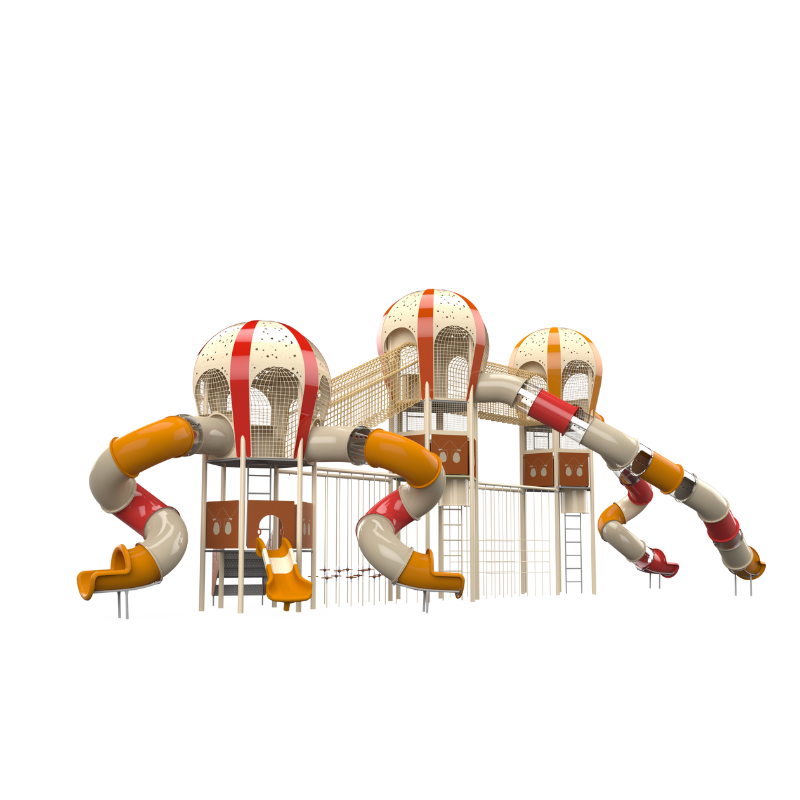 Psagot Playgrounds Balloons 30 - view of accessible stairs and toddler slide