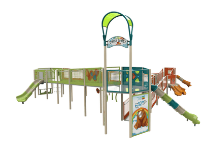 Psagot Playgrounds Senses - Braille board and tactile sensory panels detail