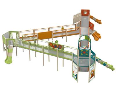 Psagot Playgrounds Senses - music boards and sound tubes integrated into structure