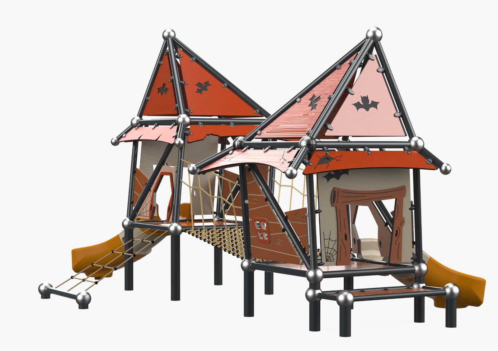 Psagot Playgrounds Lil Witch House 2 - fairy-tale Sloppy-style toddler play system