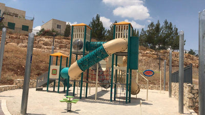 Psagot Playgrounds Hartford Commercial Playground - overhead layout view