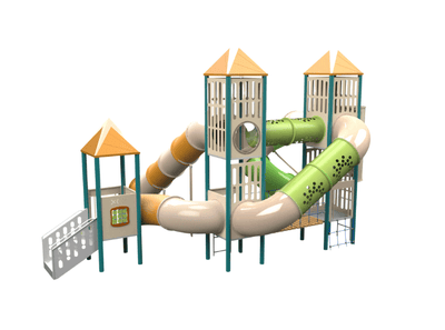 Psagot Playgrounds Hartford Commercial Playground - side perspective