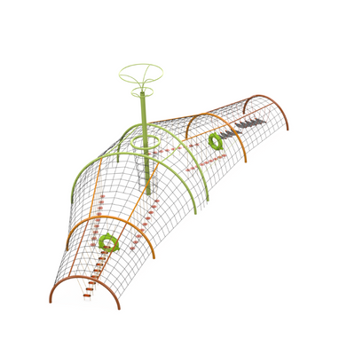 Psagot Playgrounds The Yukon B - overhead view of course layout