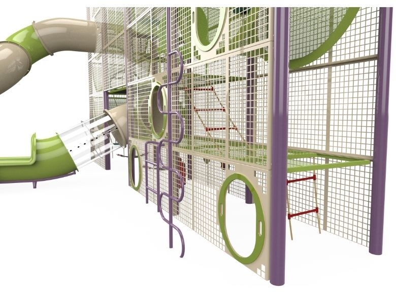 Psagot Playgrounds The Amazon - climbing and traversing obstacle elements