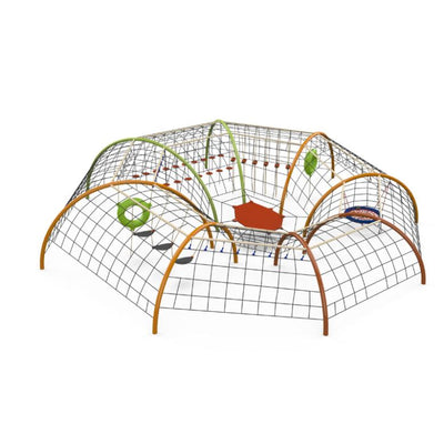 Psagot Playgrounds The Mississippi - detail of climbing net interior