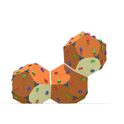 Psagot Playgrounds Climbing Rocks B - children climbing the structure