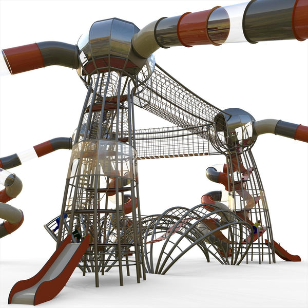 Psagot Playgrounds Bubbles C Extreme Playground - NJ Swingsets