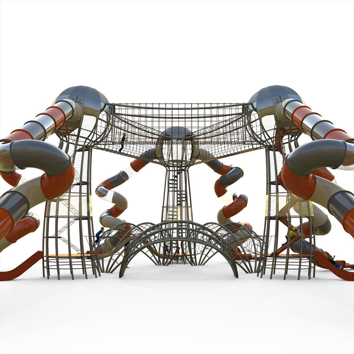 Psagot Playgrounds Bubbles C - alternate angle of connected towers