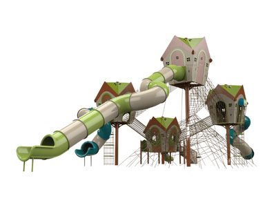 Psagot Playgrounds Long Beach 4 - full structure from a distance