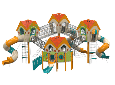 Psagot Playgrounds Long Beach 4B - detail of cabin with rounded windows