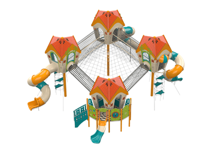 Psagot Playgrounds Long Beach 4B - full structure overview