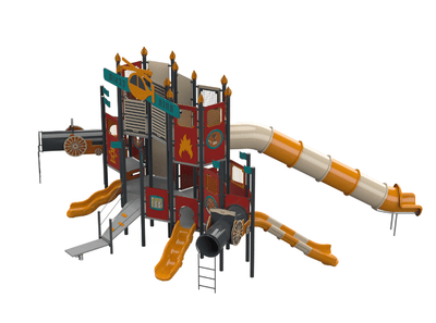 Psagot Playgrounds RichmondB Commercial Playground - Alternate angle of play structure