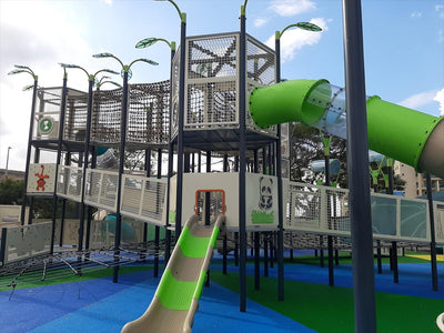 Psagot Playgrounds Grand Rapids Inclusive - wheelchair ramp detail