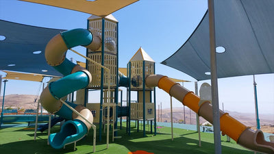 Psagot Playgrounds Nashville C Commercial Playground - overhead layout view