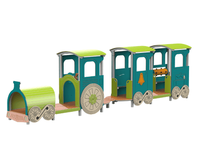 Psagot Playgrounds Thomas - side view of full train