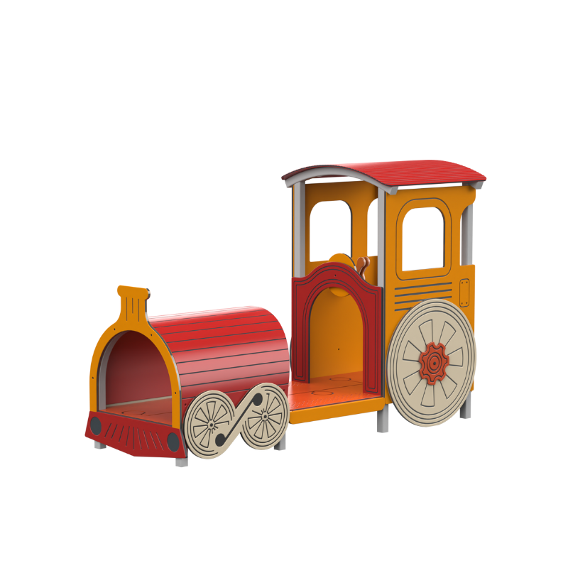 Psagot Playgrounds Thomas Locomotive - HDPE toddler locomotive with climbing and crawling for ages 2-5