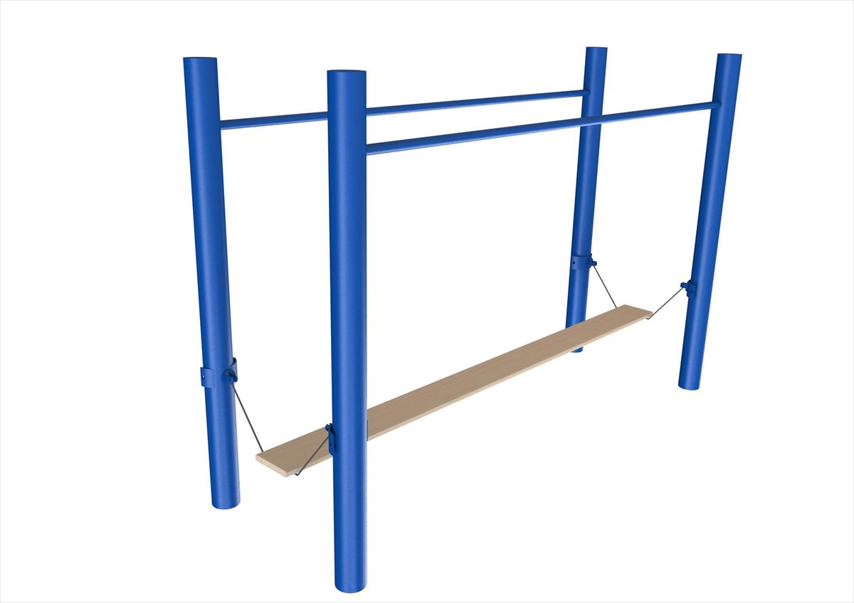 Psagot Playgrounds Acorn - wide beam swing for balance and coordination play