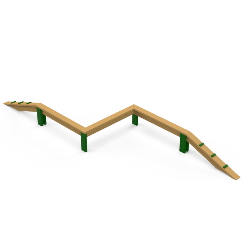 Psagot Playgrounds Walking Track - Dog Play - elevated walking track for dog fitness and agility