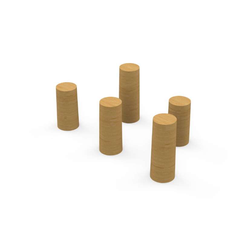 Psagot Playgrounds Tree Stumps - Dog Play - pine stumps for dog jumping and obstacle training