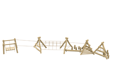 Psagot Playgrounds Aroma - full course layout in outdoor setting