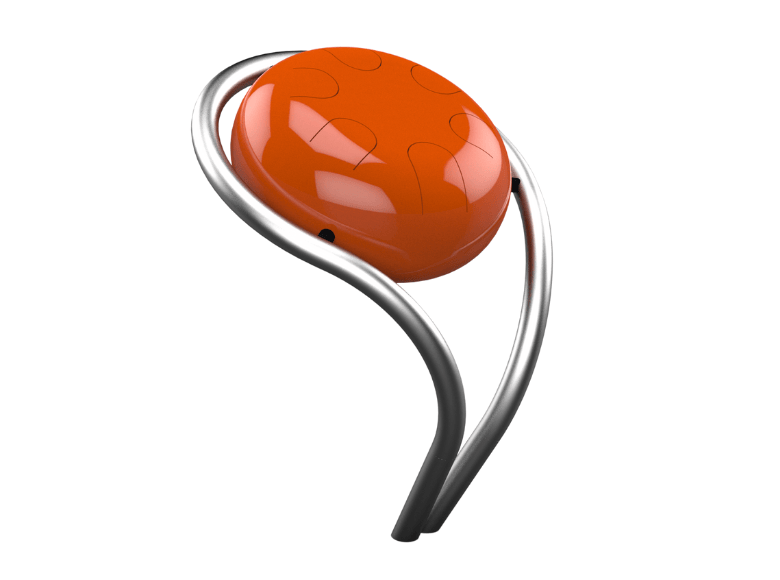 Psagot Playgrounds Melody Drum - six tuned tongues and resonator body detail