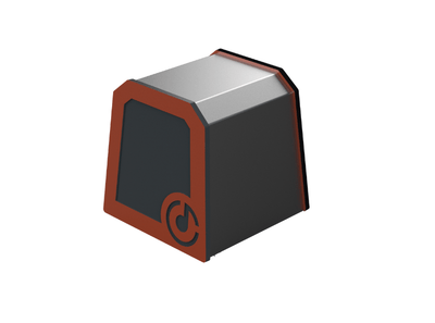 Psagot Playgrounds Cajon - child seated on cajon demonstrating hand drumming