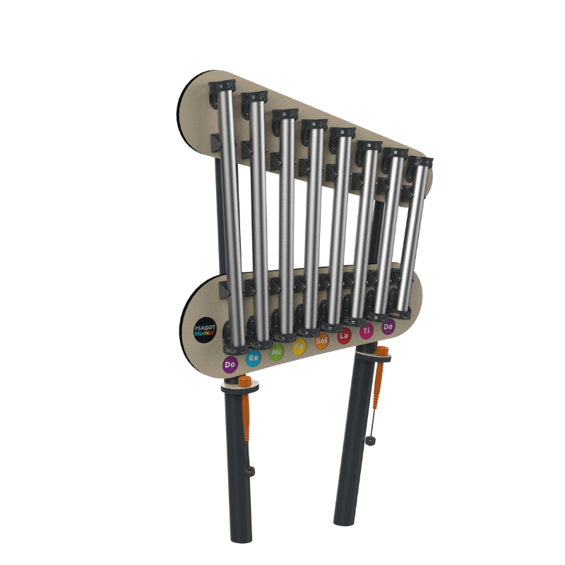 Psagot Playgrounds Monophone - pentatonic outdoor instrument with curated note selection