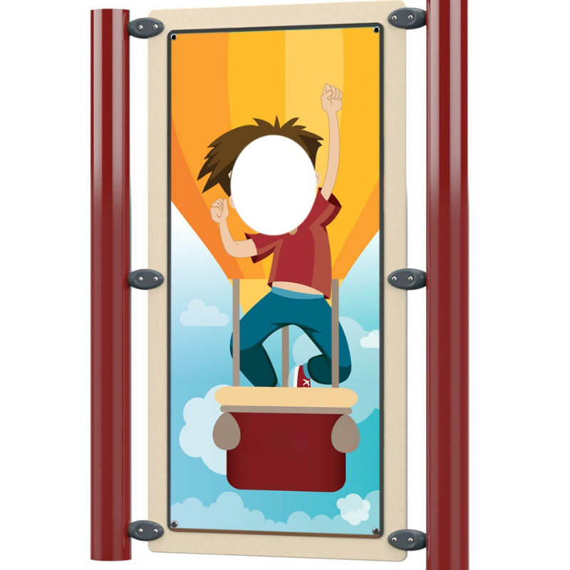 Psagot Playgrounds Picture Panel - HDPE photo stand-in board with customizable artwork
