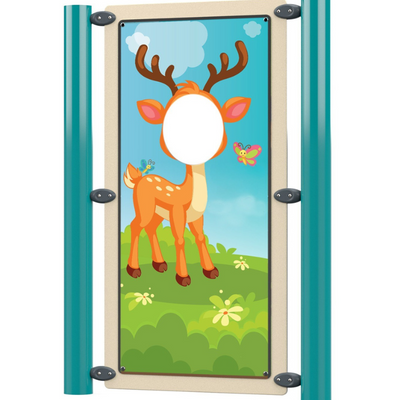 Psagot Playgrounds Picture Panel - custom artwork and cutout detail