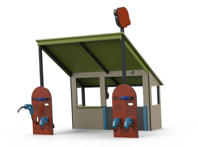 Psagot Playgrounds Junior Gas Station - side view