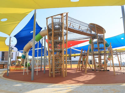 Psagot Playgrounds Arya - curved 6.7-meter slide descent