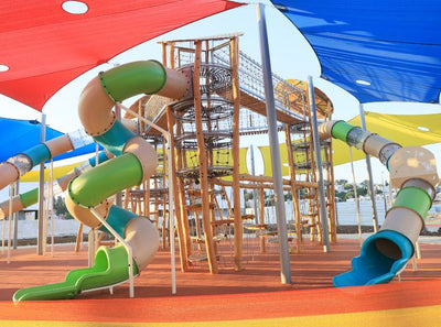 Psagot Playgrounds Arya - horse rope bridges and wood paths