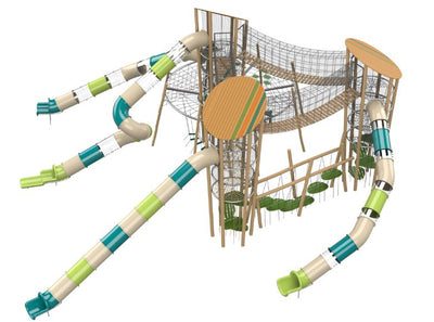 Psagot Playgrounds Arya - swinging bridges and climbing routes