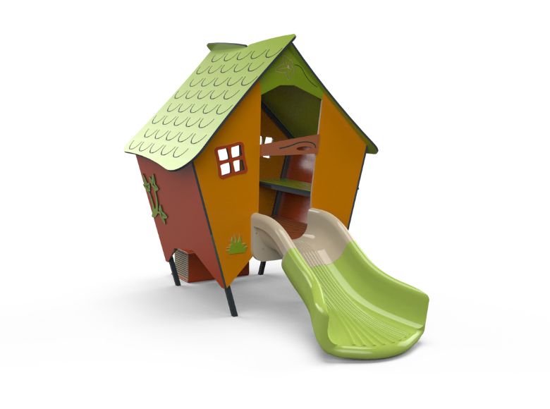 Psagot Playgrounds Auntie's House - detail of interior benches and windows