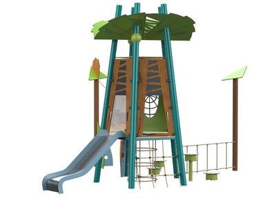 Psagot Playgrounds Panama - open slide and rounded entrance features